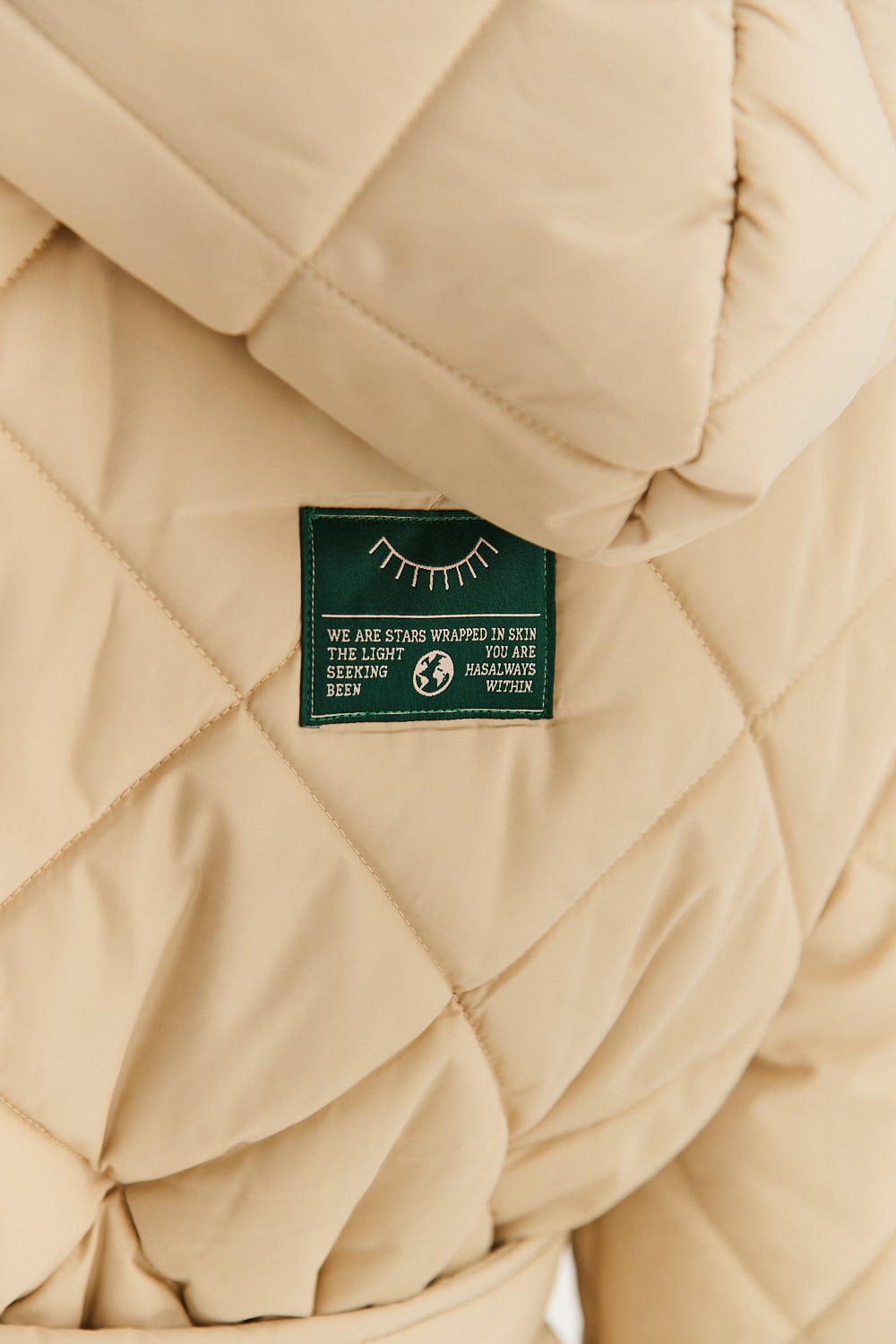 Anabelle Desert Moth Quilted Jacket