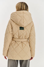 Anabelle Desert Moth Quilted Jacket