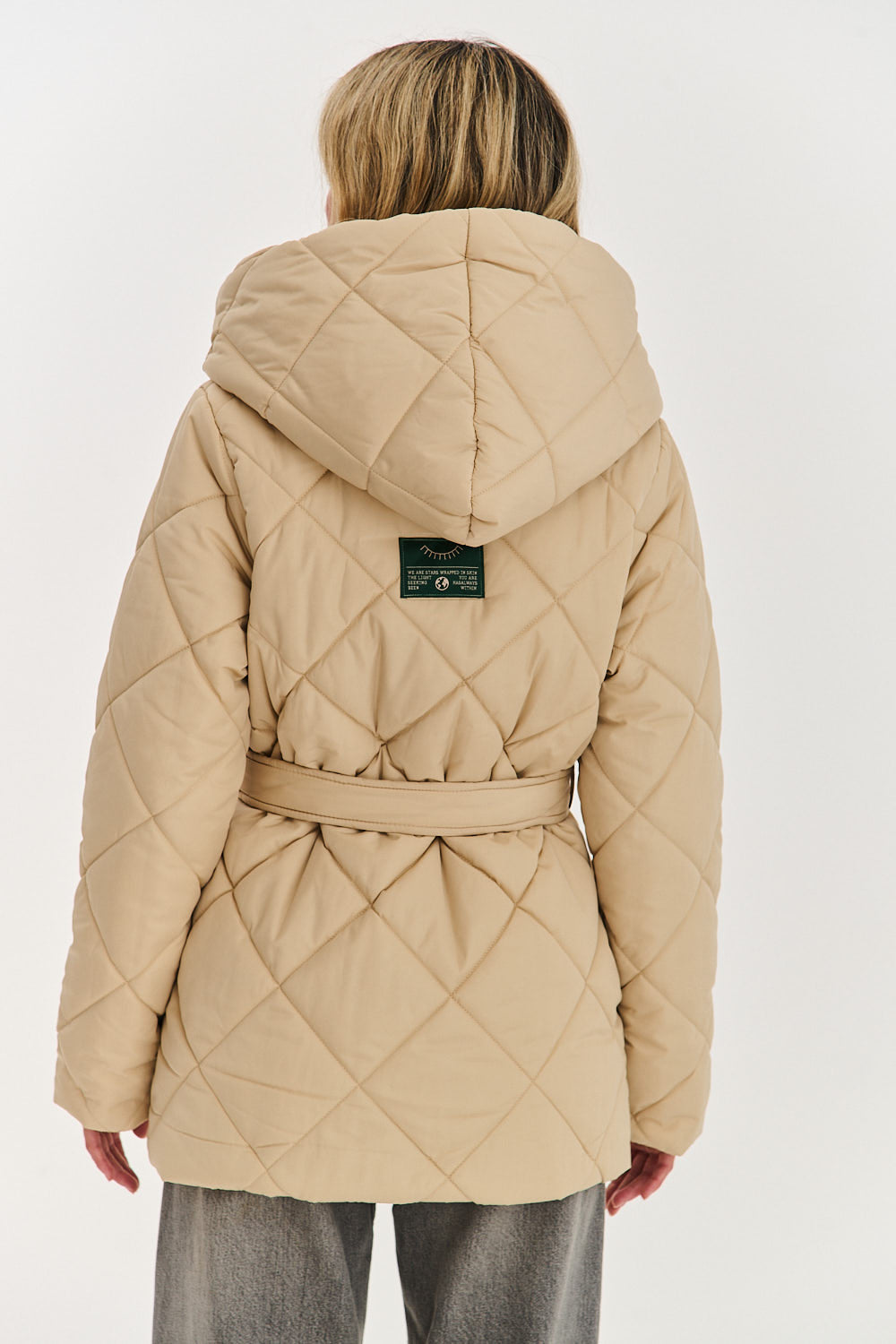 Anabelle Desert Moth Quilted Jacket