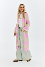 Strawberry Shake Long Cardigan