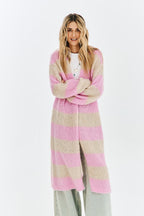 Strawberry Shake Long Cardigan