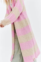 Strawberry Shake Long Cardigan