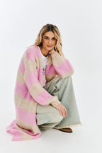 Strawberry Shake Long Cardigan