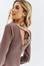Rochie tricotată Western Whisper