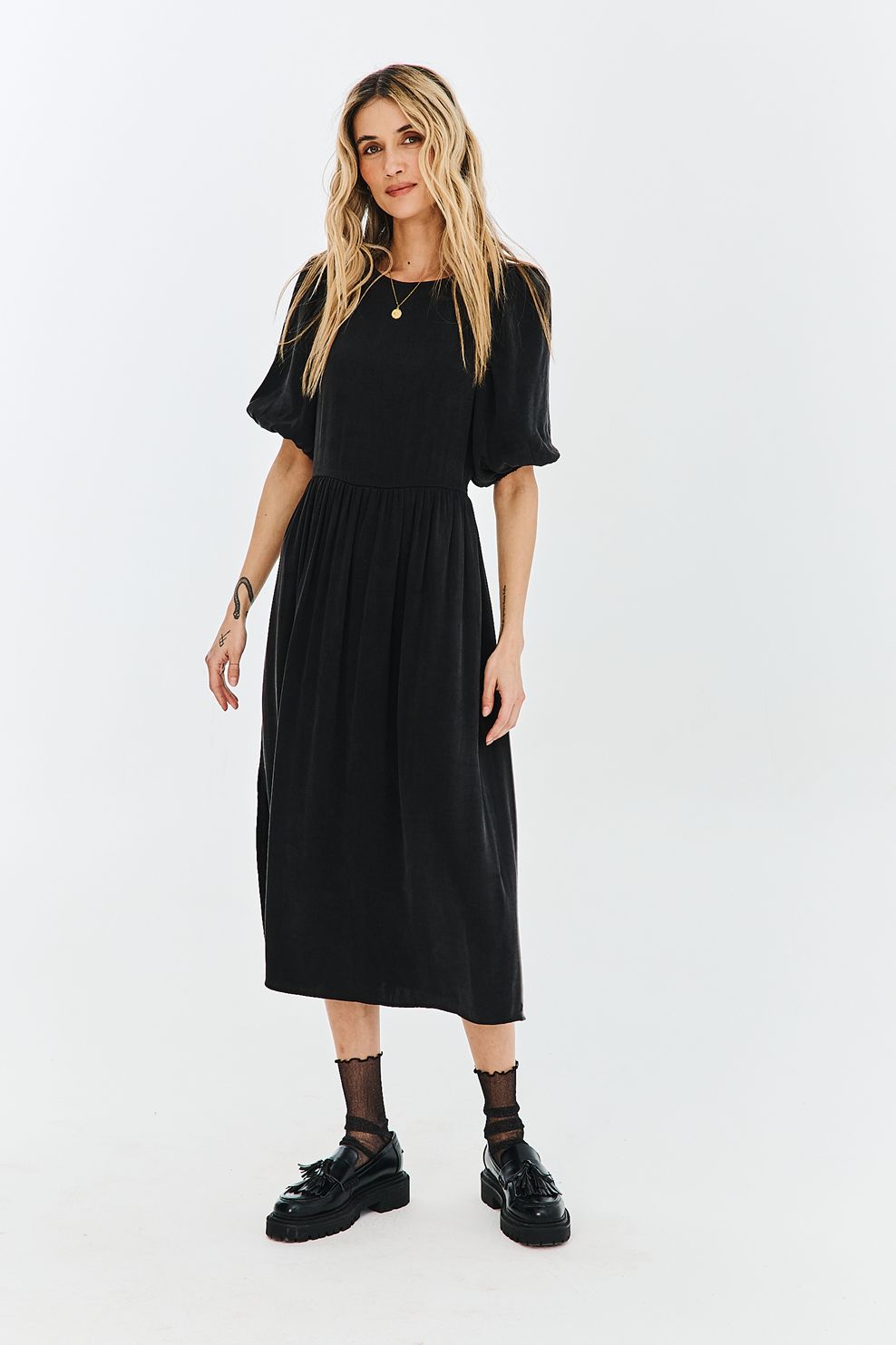 Black Orchid midi dress