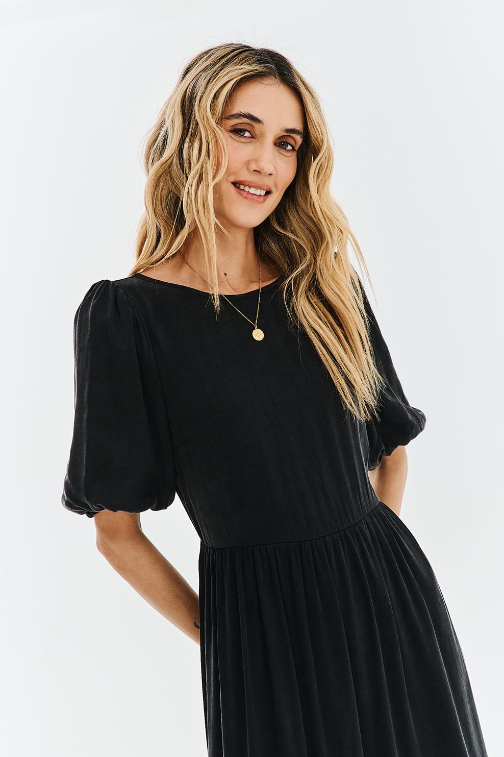 Black Orchid midi dress
