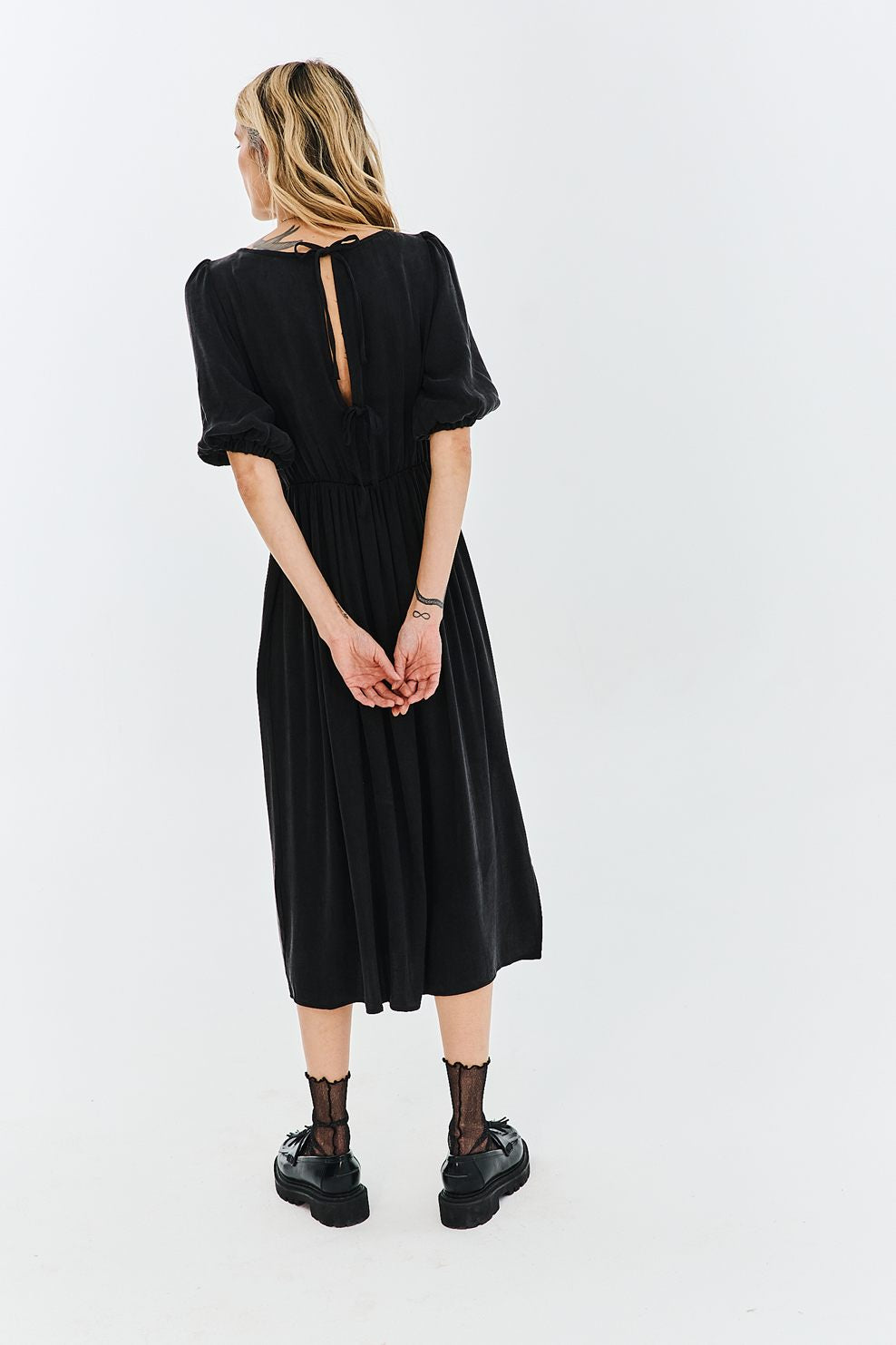 Black Orchid midi dress