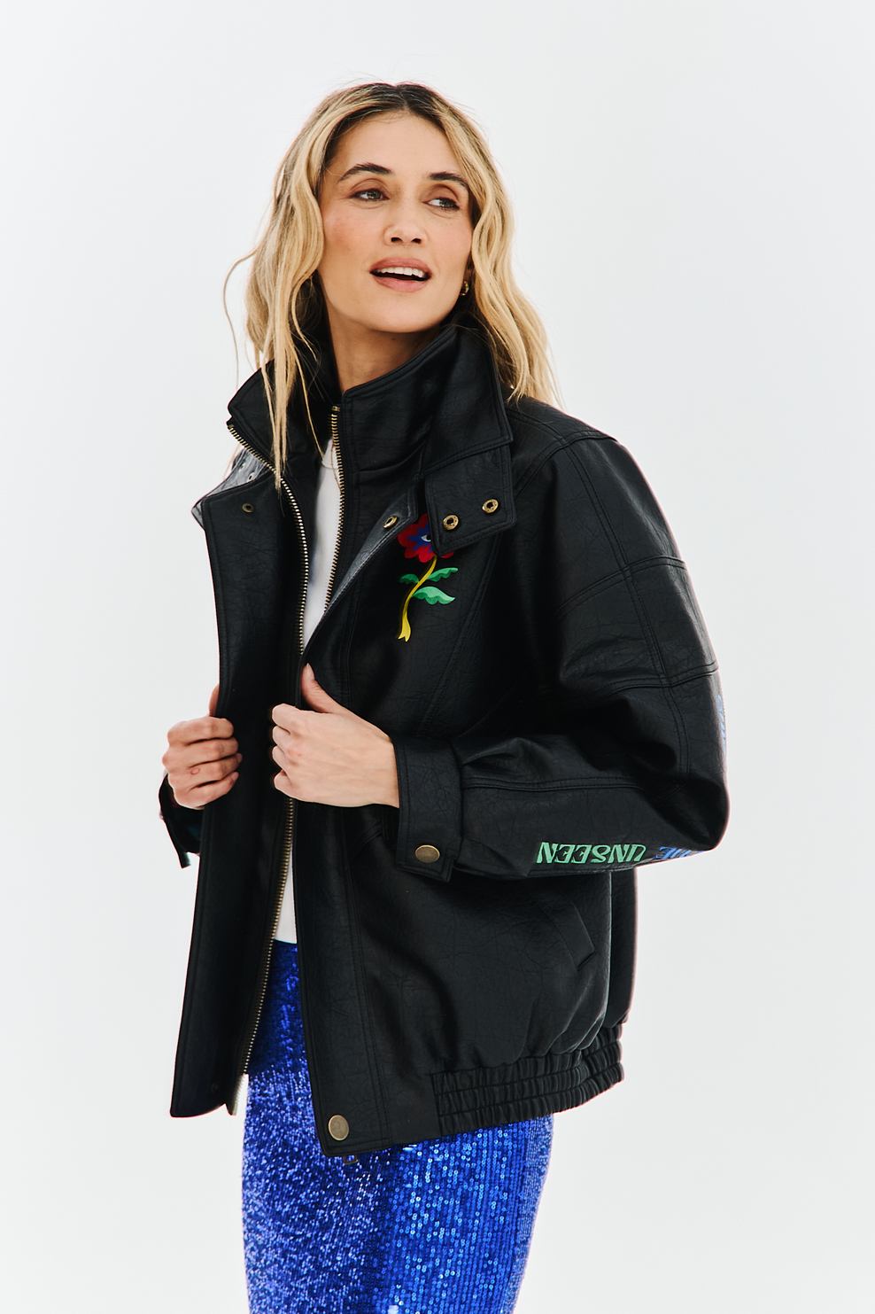 Geacă bomber Vintage Bloom