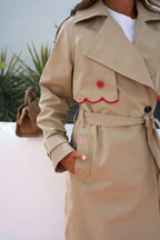 Cross My Heart Trench Coat