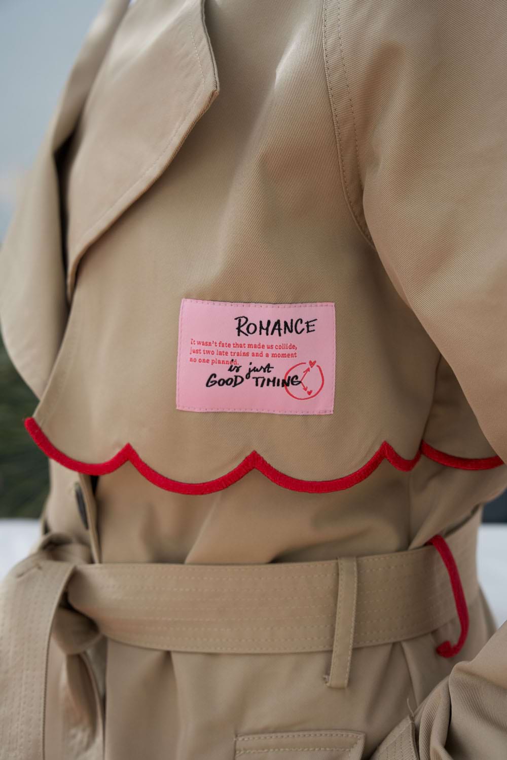 Cross My Heart Trench Coat