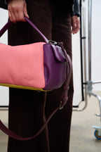 Dopamine Blush leather bag