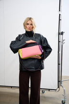 Dopamine Blush leather bag