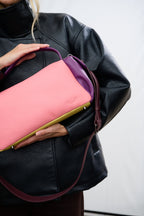 Dopamine Blush leather bag