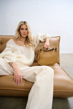 Espresso leather bag