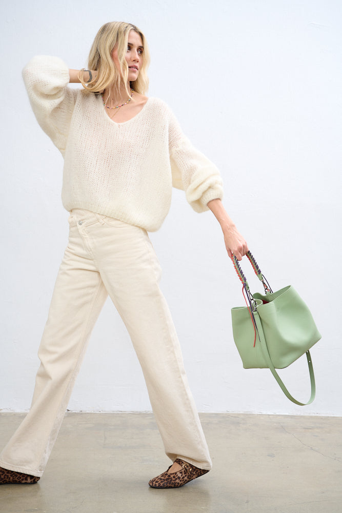Desert Bloom leather bag