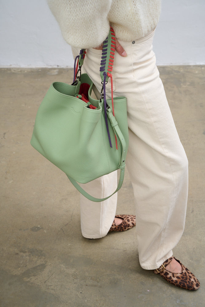 Desert Bloom leather bag