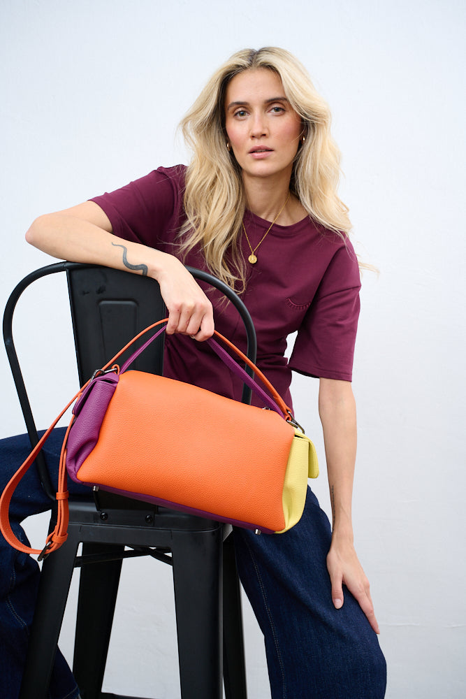 Dopamine Joy leather bag