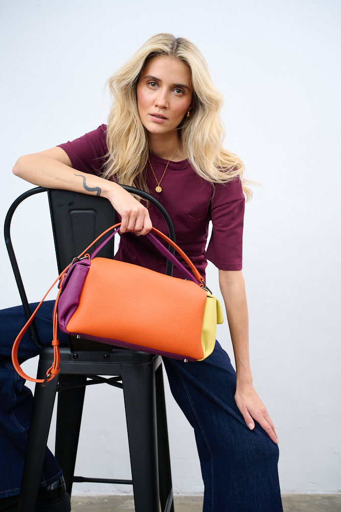 Dopamine Joy leather bag