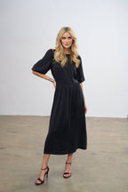 Black Orchid midi dress