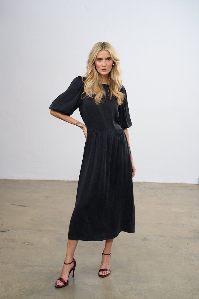 Black Orchid midi dress