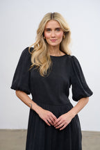 Black Orchid midi dress
