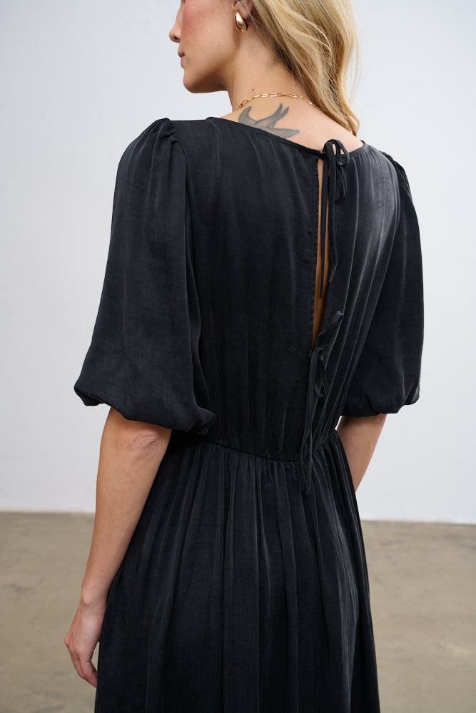 Black Orchid midi dress