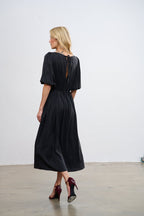 Black Orchid midi dress