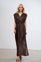 Rochie lungă cu paiete Magnetic Soul