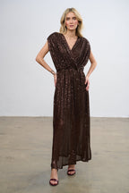 Rochie lungă cu paiete Magnetic Soul