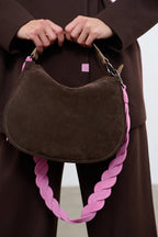 Flamingo leren tas