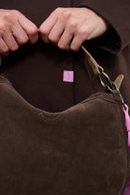 Flamingo leren tas