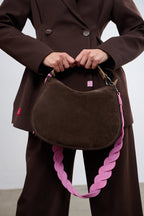 Flamingo leren tas