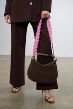 Flamingo leren tas