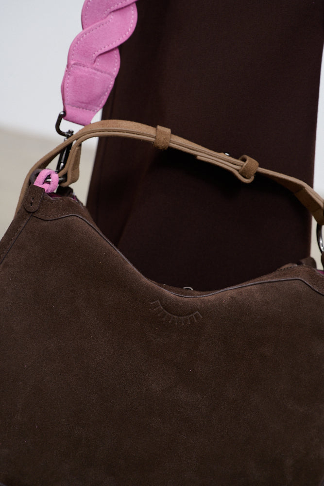 Flamingo leren tas