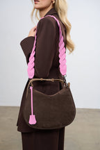 Flamingo leren tas