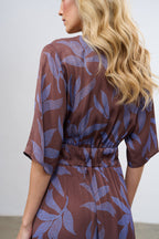 Rochie midi Lavender Wine