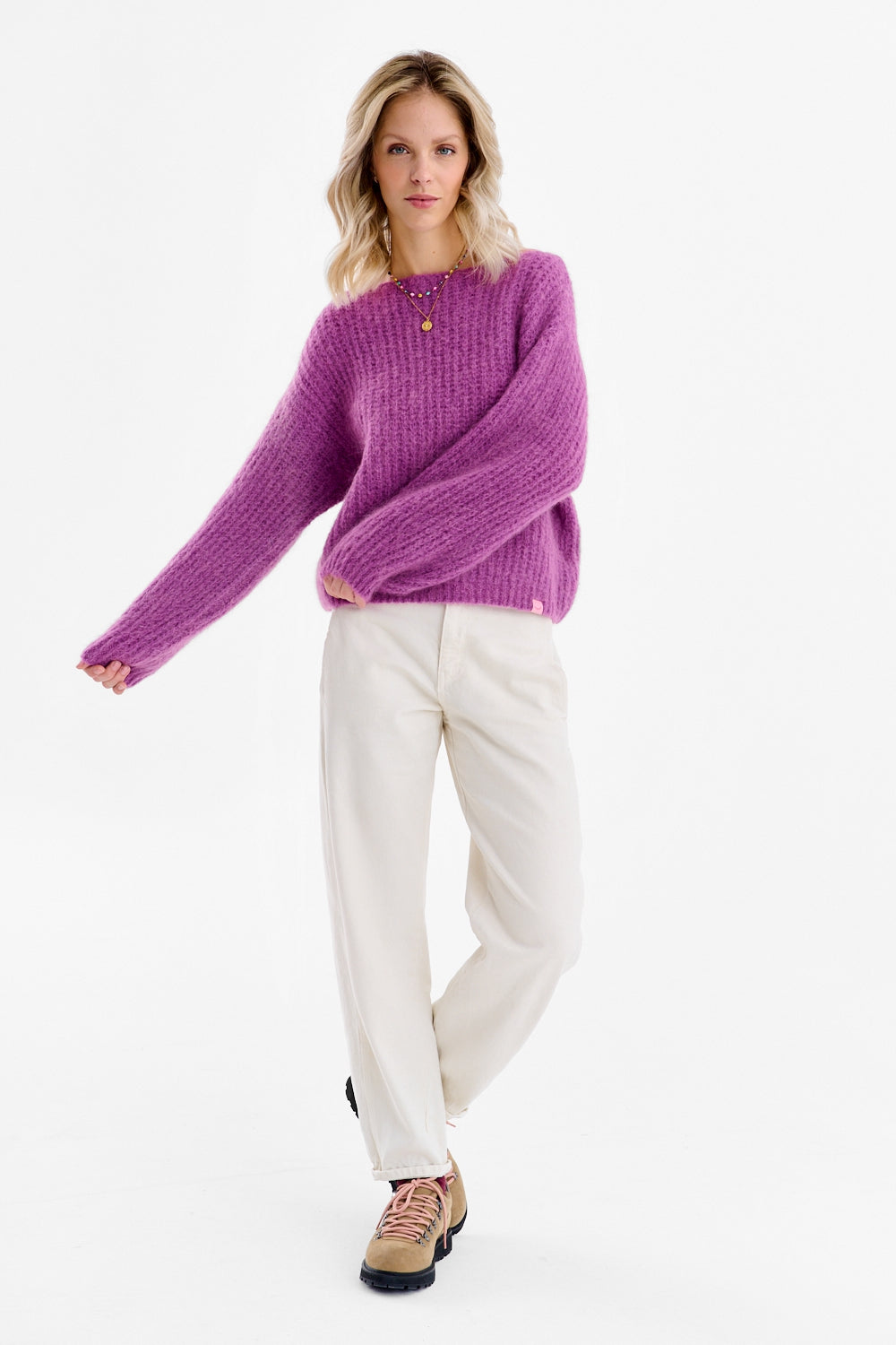 Little Moments sweater i mohairblanding