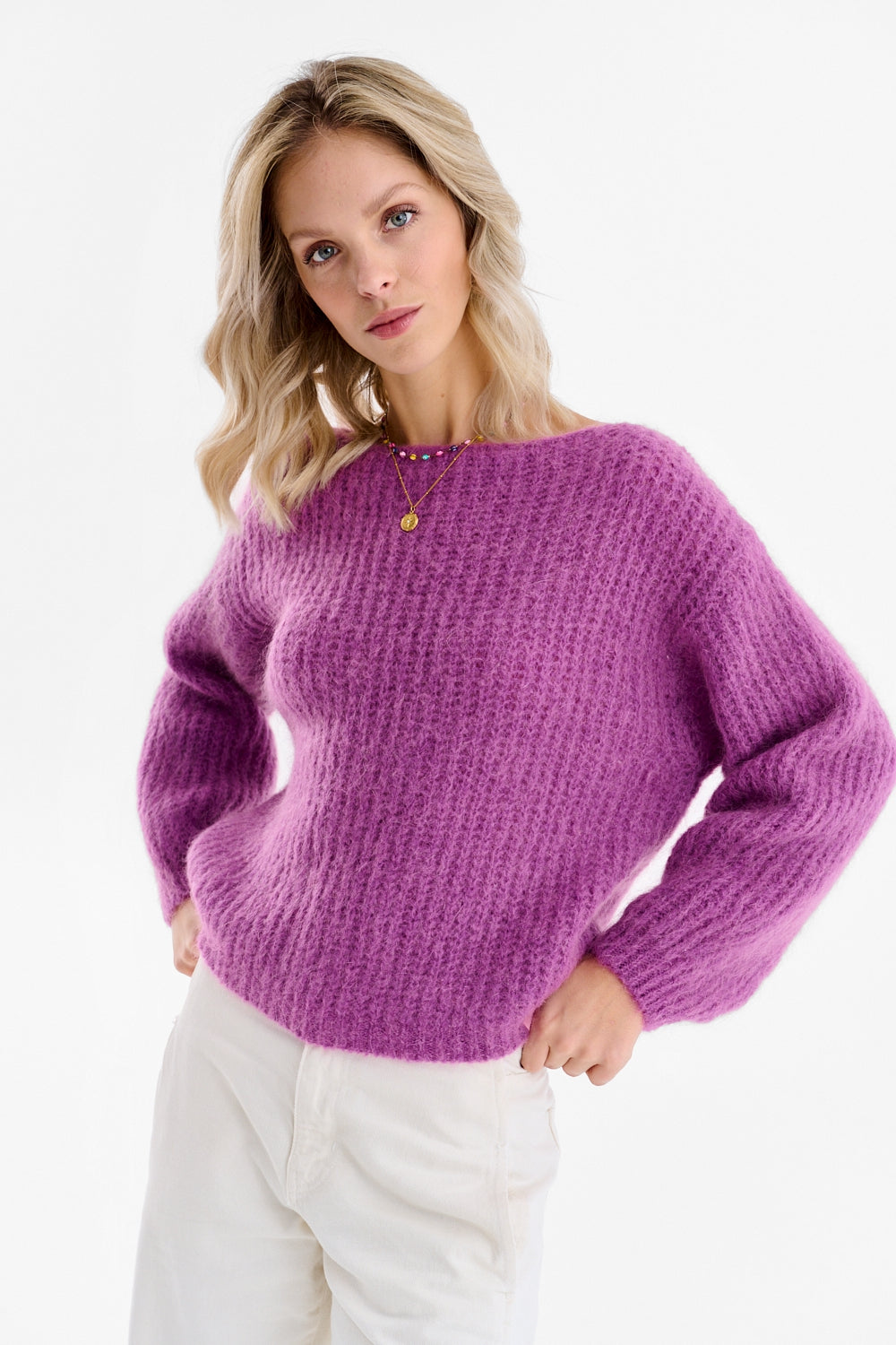 Little Moments sweater i mohairblanding