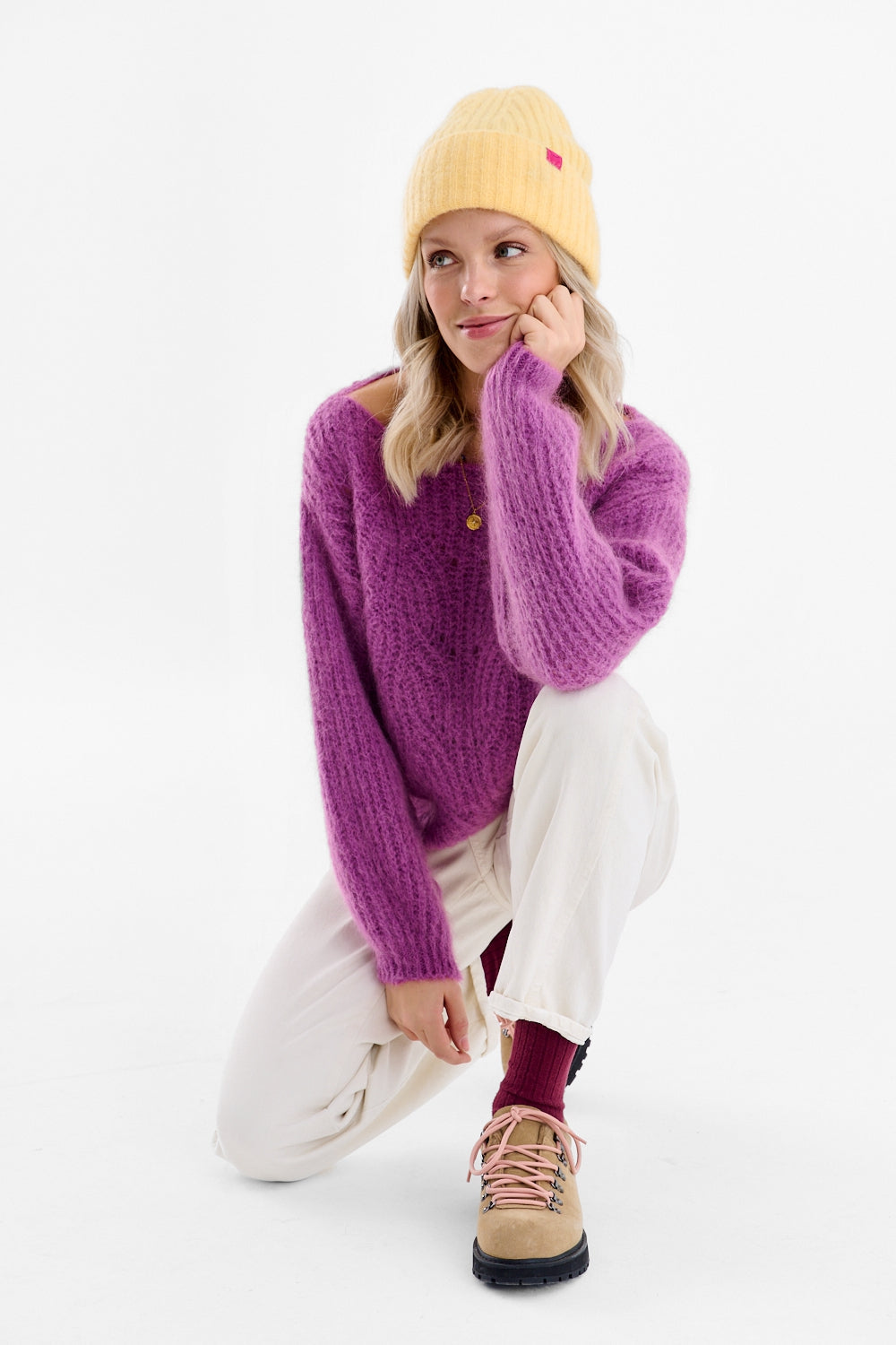 Little Moments sweater i mohairblanding