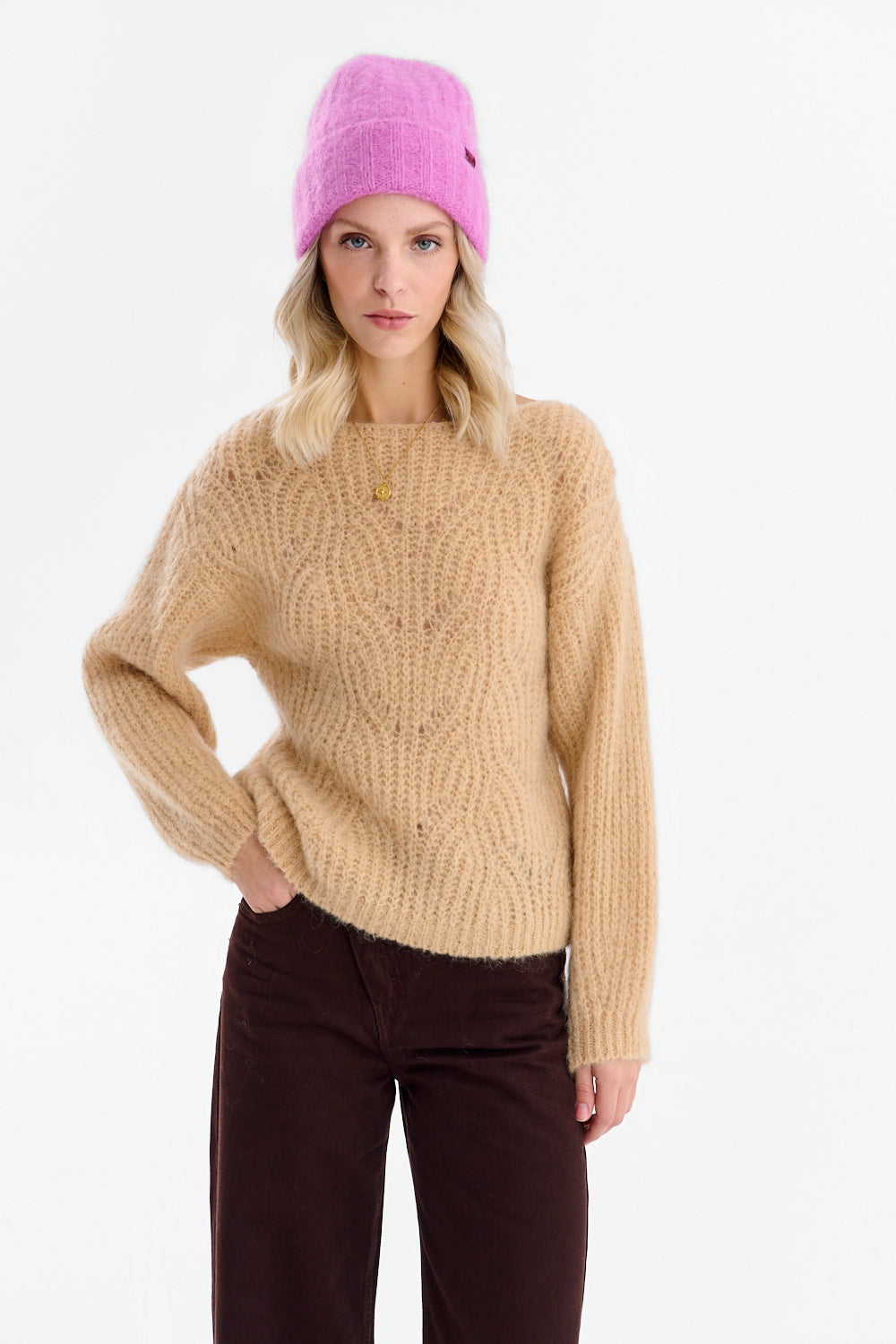 Lunar Calm mohair blend sweater