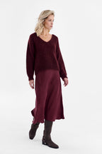 Mulberry Delight midi skirt
