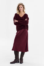Mulberry Delight midi skirt