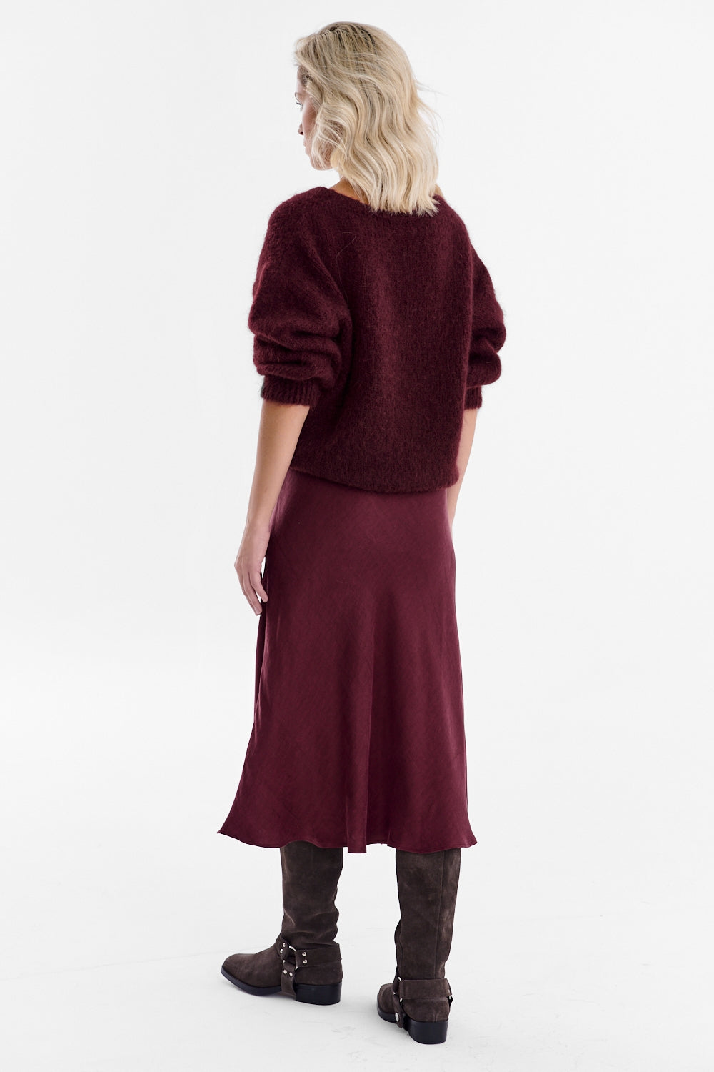 Mulberry Delight midi skirt