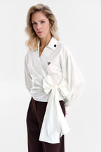 Gentle Story tied shirt