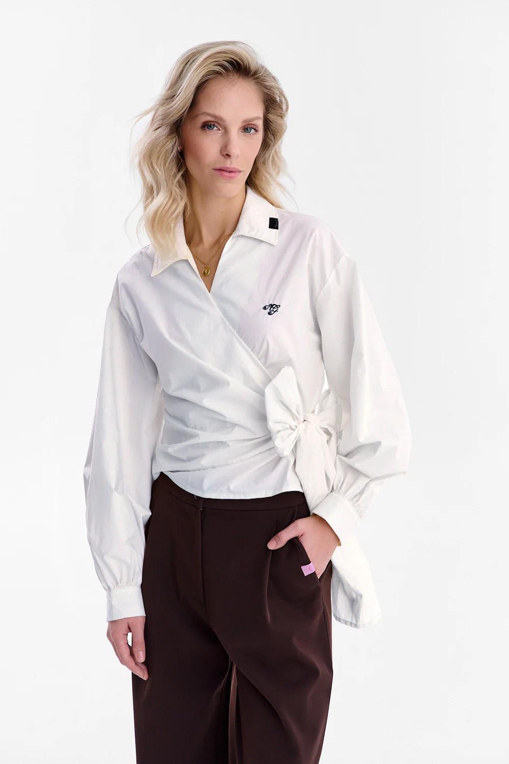 Gentle Story tied shirt