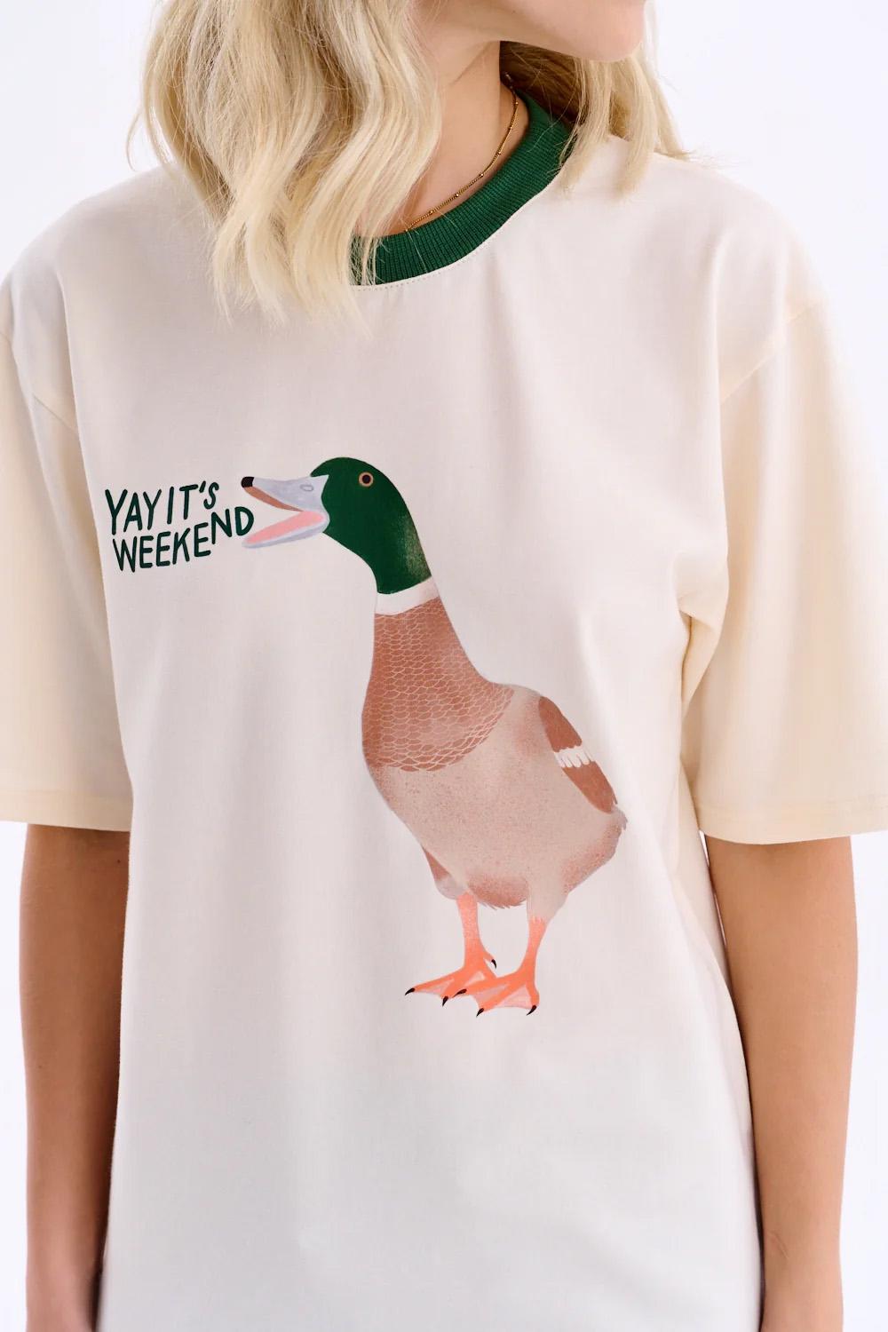 Tricou Wild Quack x Cecilia Petterson