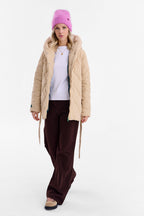 Anabelle Desert Moth Quilted Jacket