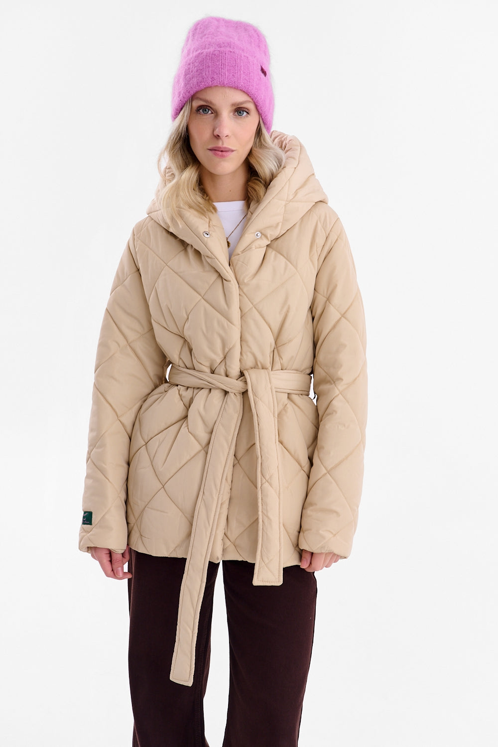 Anabelle Desert Moth Quilted Jacket