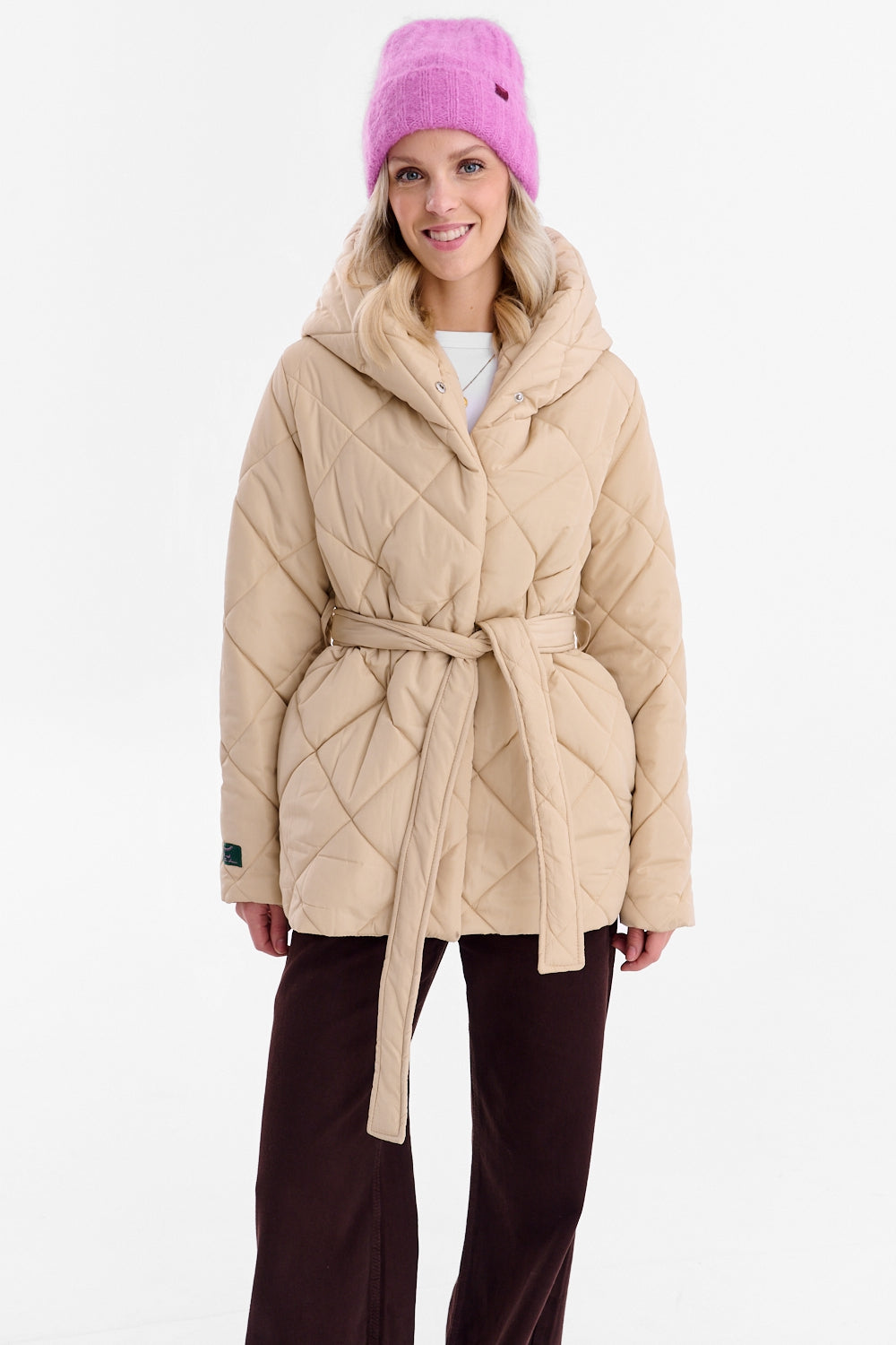 Anabelle Desert Moth Quilted Jacket
