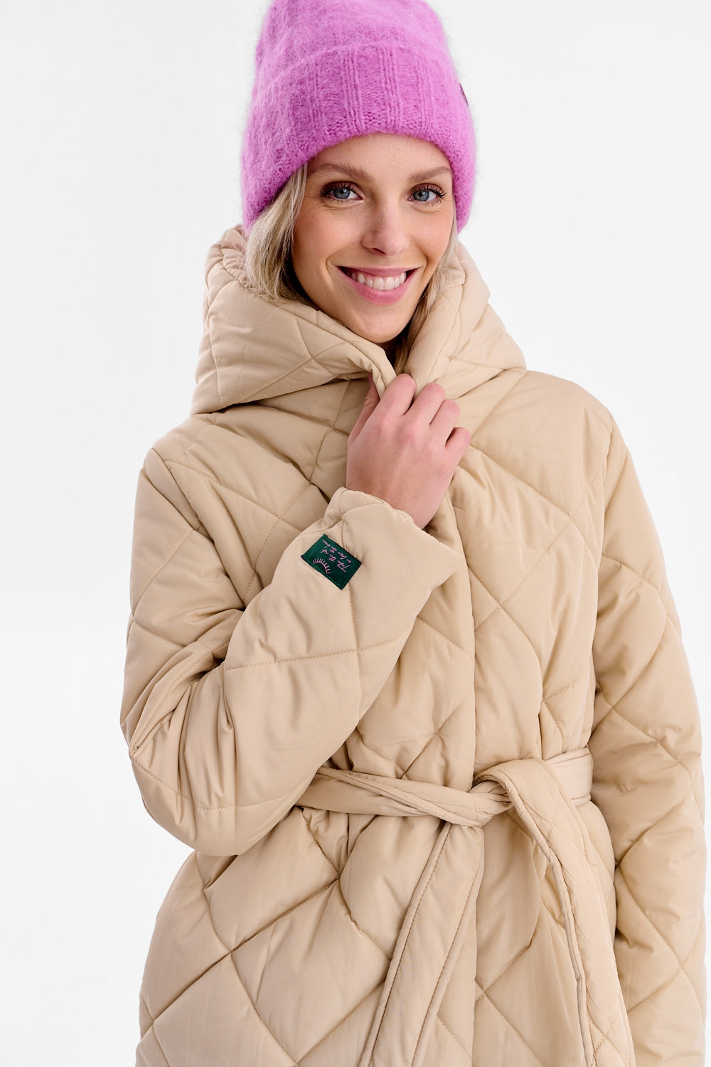 Anabelle Desert Moth Quilted Jacket